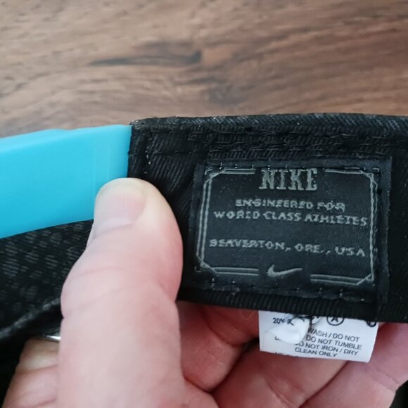 Nike Vintage Rare Speckled Gray Pink Snapback SB Wool Hat Cap - Picture 7 of 8